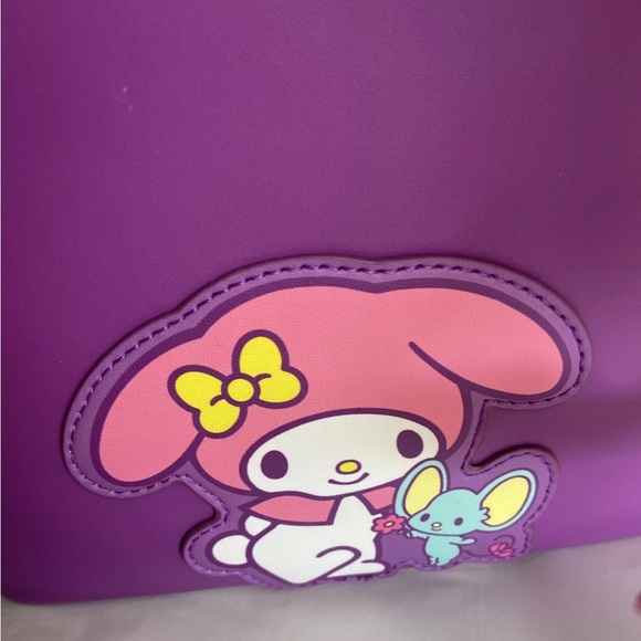 NEW WITH TAGS! Loungefly Sanrio Kuromi And My Melody Rainbow Mini Backpack! main image 9